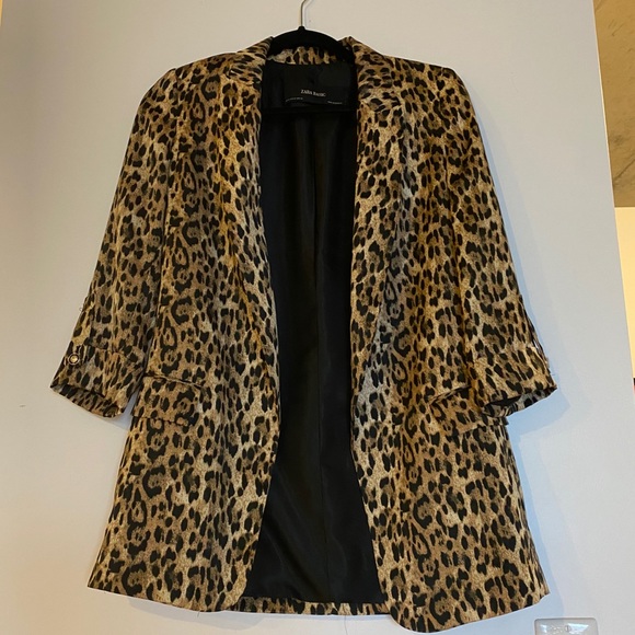 Zara Leopard Blazer - Picture 3 of 5